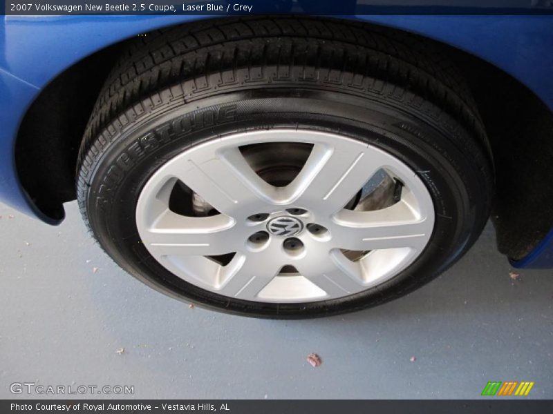 Laser Blue / Grey 2007 Volkswagen New Beetle 2.5 Coupe