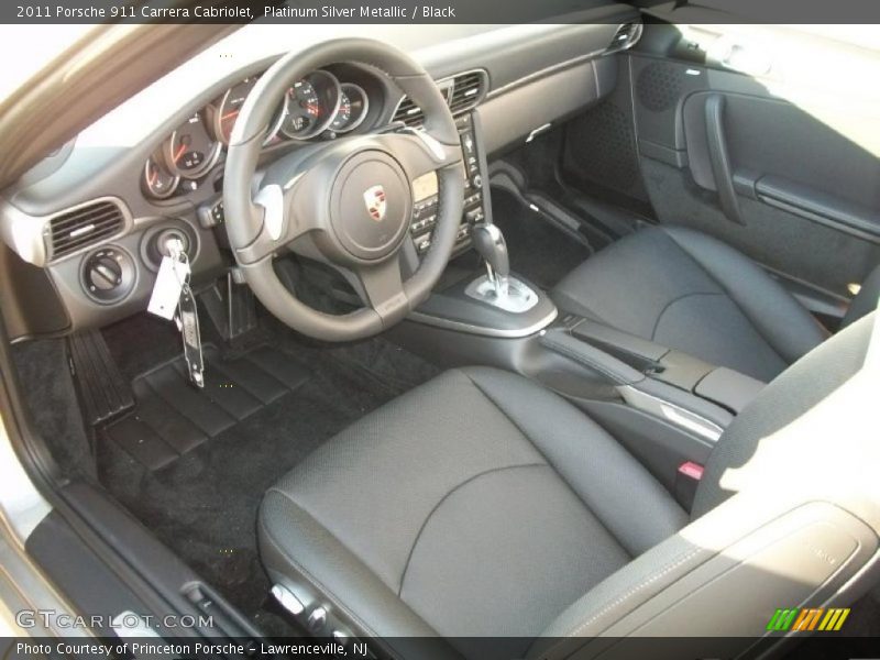Black Interior - 2011 911 Carrera Cabriolet 