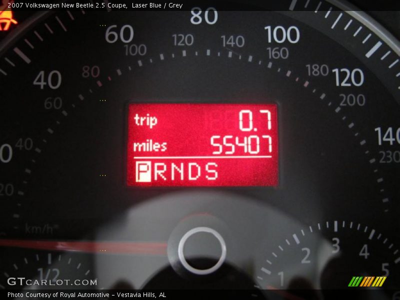 Laser Blue / Grey 2007 Volkswagen New Beetle 2.5 Coupe