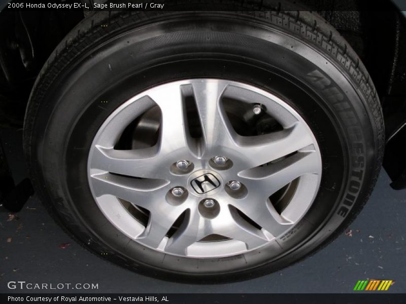 Sage Brush Pearl / Gray 2006 Honda Odyssey EX-L