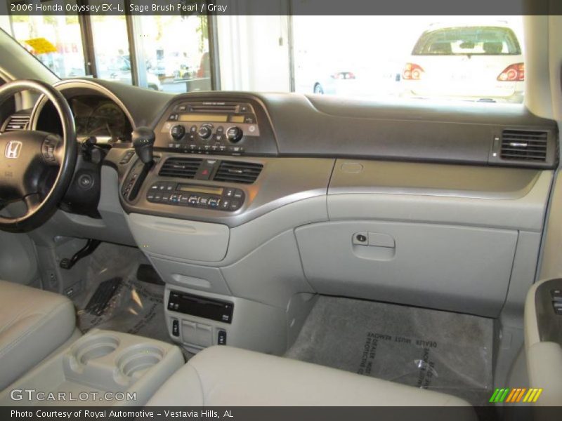 Sage Brush Pearl / Gray 2006 Honda Odyssey EX-L
