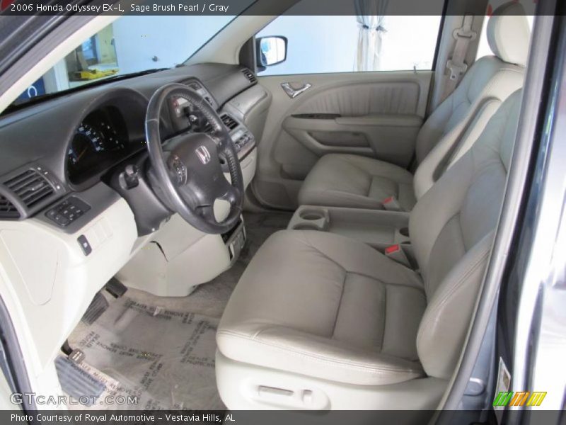 Sage Brush Pearl / Gray 2006 Honda Odyssey EX-L