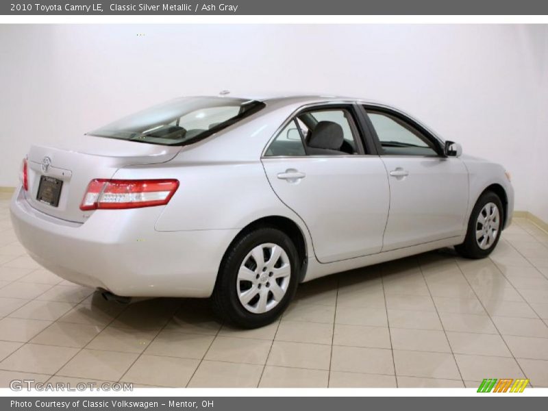 Classic Silver Metallic / Ash Gray 2010 Toyota Camry LE