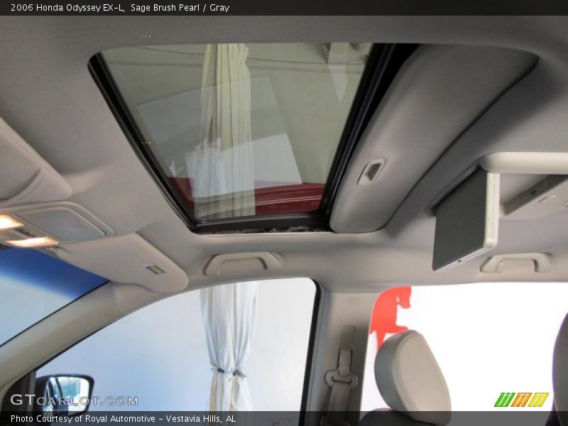 Sage Brush Pearl / Gray 2006 Honda Odyssey EX-L