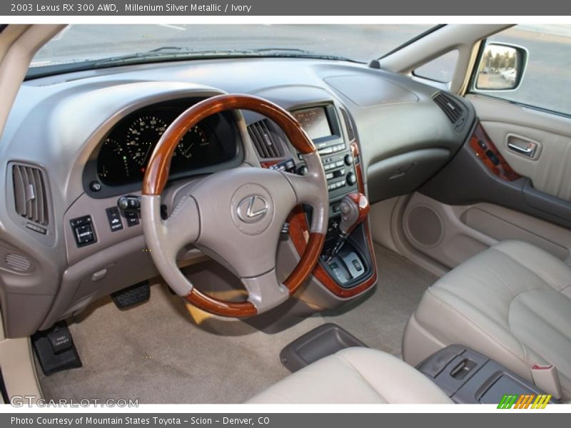 Ivory Interior - 2003 RX 300 AWD 