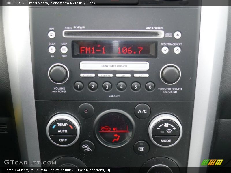 Sandstorm Metallic / Black 2008 Suzuki Grand Vitara