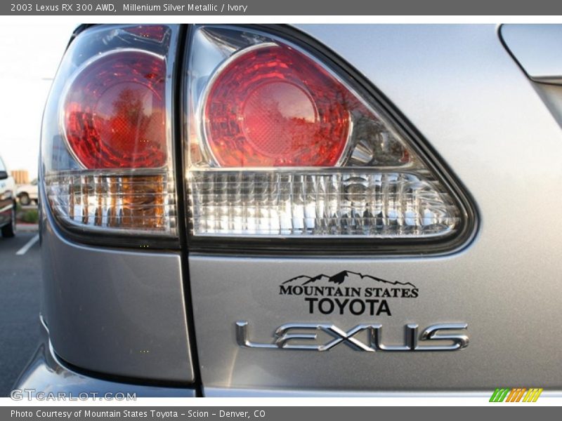 Millenium Silver Metallic / Ivory 2003 Lexus RX 300 AWD