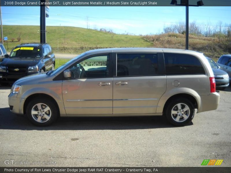 Light Sandstone Metallic / Medium Slate Gray/Light Shale 2008 Dodge Grand Caravan SXT