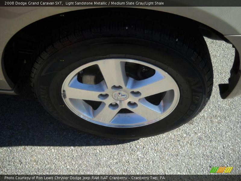 Light Sandstone Metallic / Medium Slate Gray/Light Shale 2008 Dodge Grand Caravan SXT