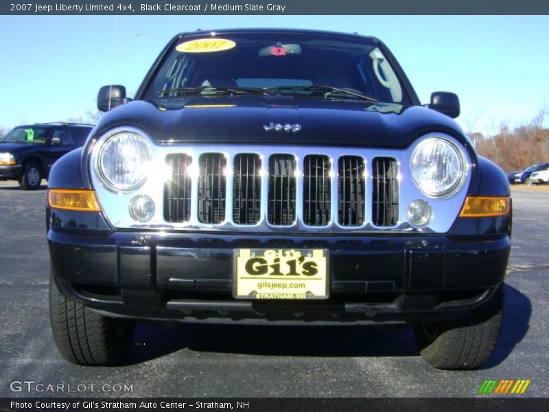 Black Clearcoat / Medium Slate Gray 2007 Jeep Liberty Limited 4x4
