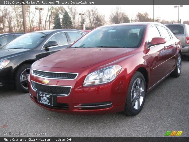 Red Jewel Tintcoat / Cocoa/Cashmere 2011 Chevrolet Malibu LT