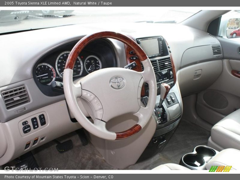 Natural White / Taupe 2005 Toyota Sienna XLE Limited AWD