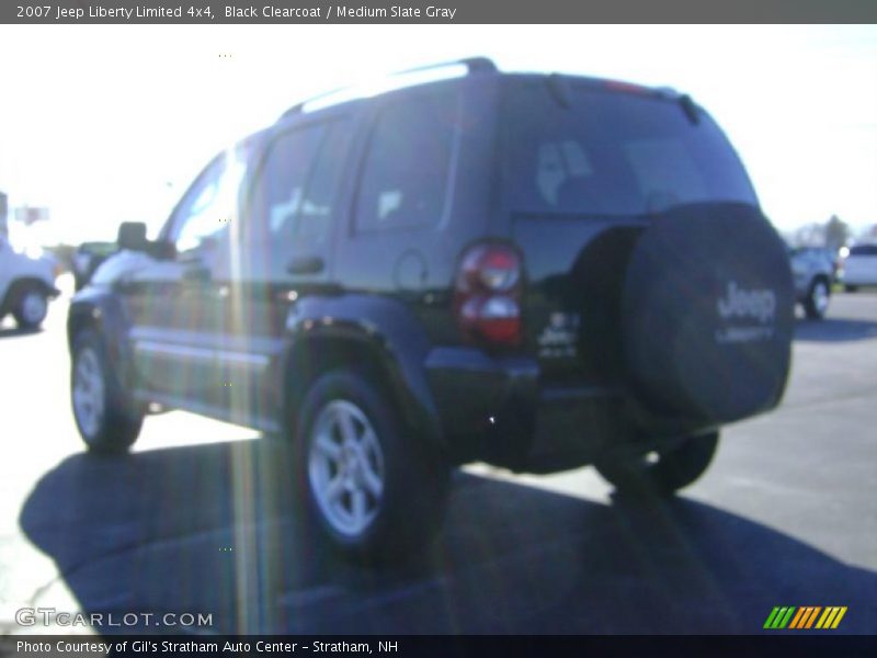 Black Clearcoat / Medium Slate Gray 2007 Jeep Liberty Limited 4x4