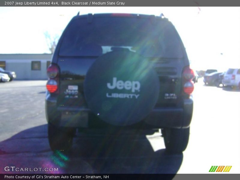 Black Clearcoat / Medium Slate Gray 2007 Jeep Liberty Limited 4x4