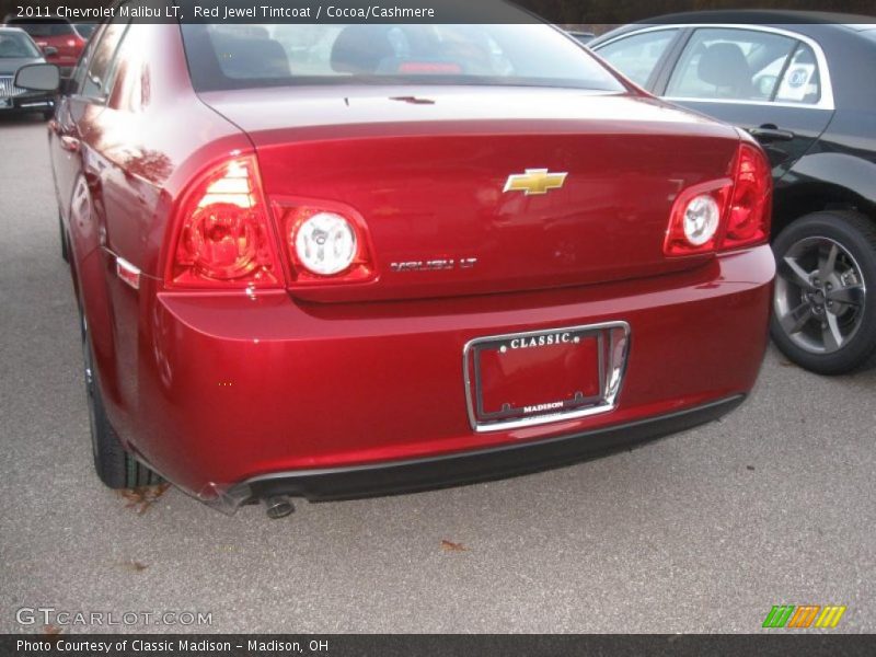 Red Jewel Tintcoat / Cocoa/Cashmere 2011 Chevrolet Malibu LT