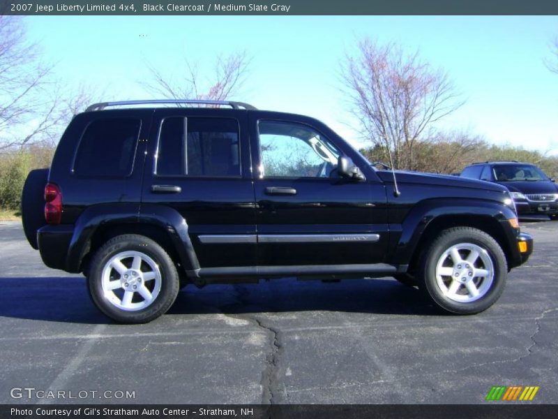 Black Clearcoat / Medium Slate Gray 2007 Jeep Liberty Limited 4x4