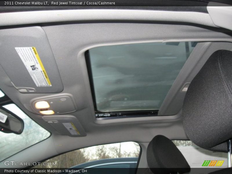 Red Jewel Tintcoat / Cocoa/Cashmere 2011 Chevrolet Malibu LT