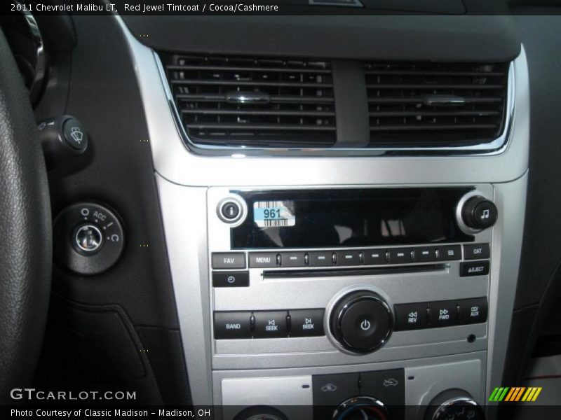 Red Jewel Tintcoat / Cocoa/Cashmere 2011 Chevrolet Malibu LT