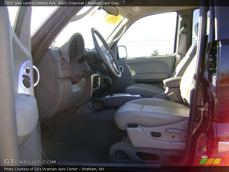 Black Clearcoat / Medium Slate Gray 2007 Jeep Liberty Limited 4x4