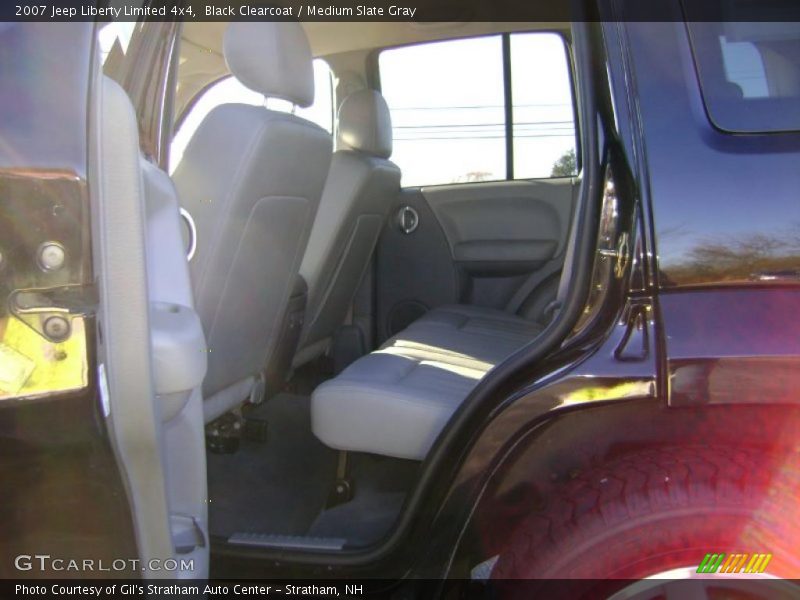 Black Clearcoat / Medium Slate Gray 2007 Jeep Liberty Limited 4x4