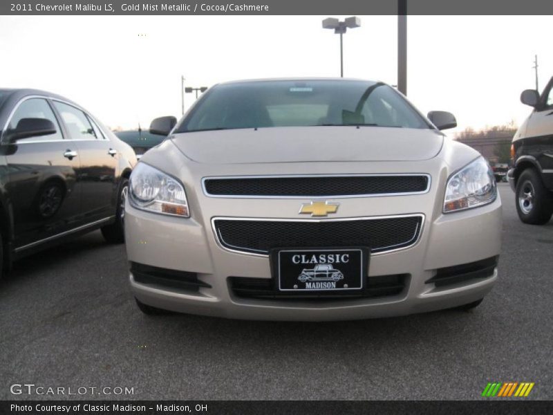 Gold Mist Metallic / Cocoa/Cashmere 2011 Chevrolet Malibu LS