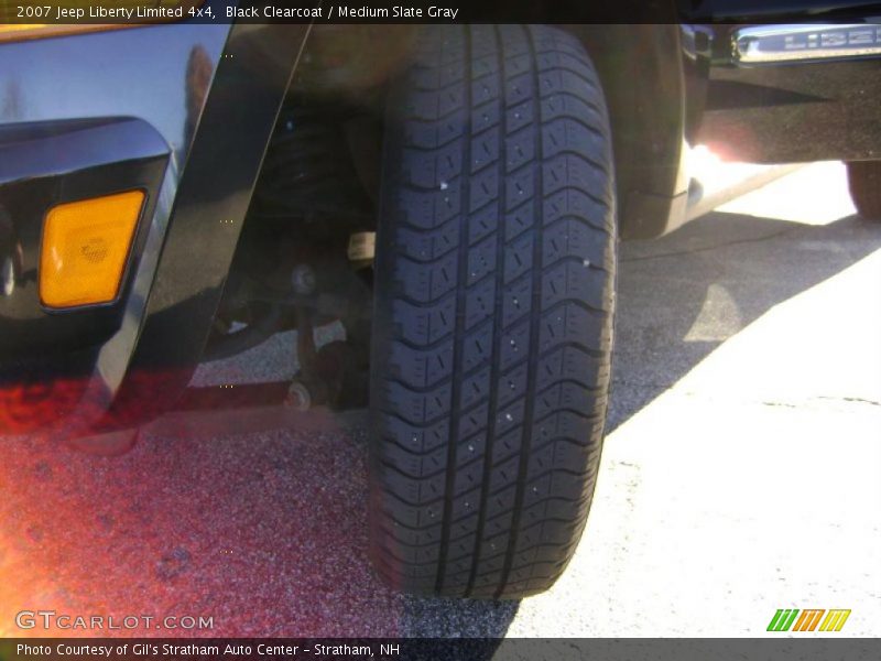 Black Clearcoat / Medium Slate Gray 2007 Jeep Liberty Limited 4x4
