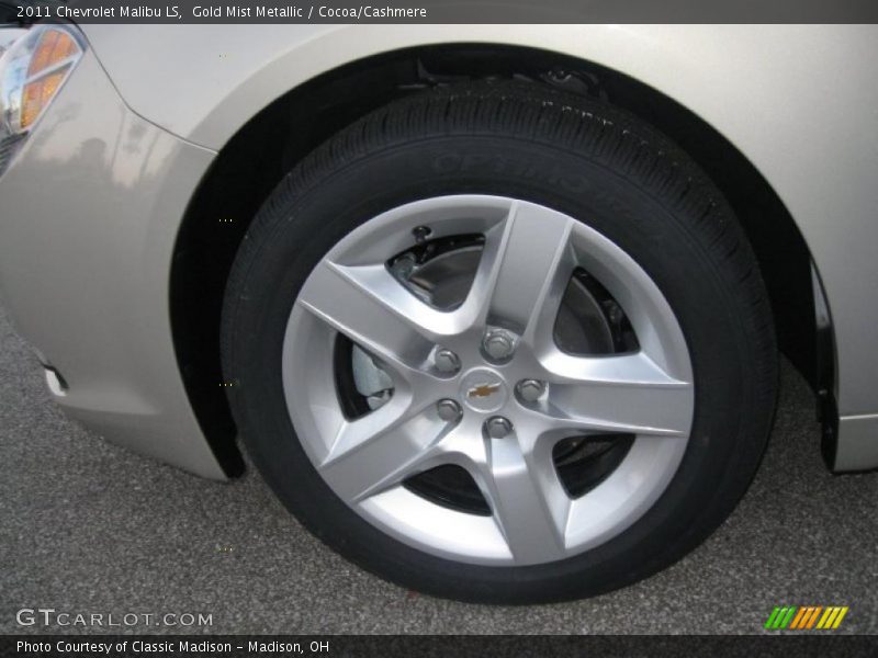 Gold Mist Metallic / Cocoa/Cashmere 2011 Chevrolet Malibu LS