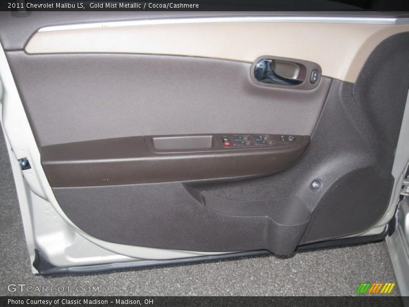 Gold Mist Metallic / Cocoa/Cashmere 2011 Chevrolet Malibu LS