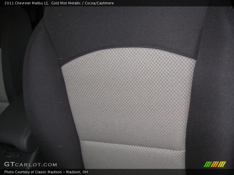 Gold Mist Metallic / Cocoa/Cashmere 2011 Chevrolet Malibu LS