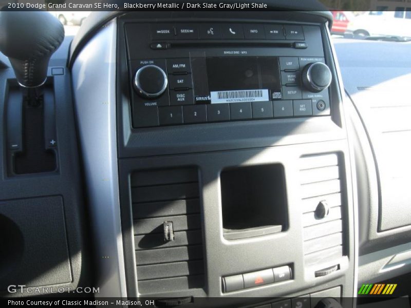 Blackberry Metallic / Dark Slate Gray/Light Shale 2010 Dodge Grand Caravan SE Hero