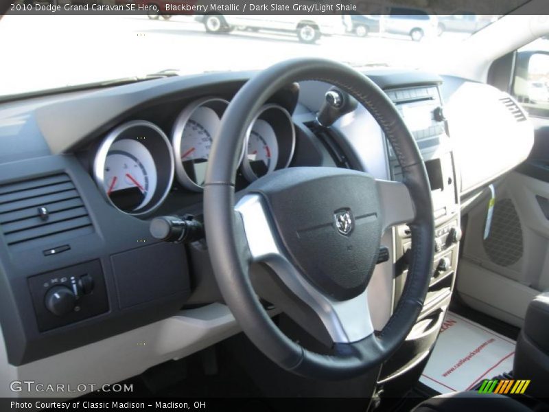 Blackberry Metallic / Dark Slate Gray/Light Shale 2010 Dodge Grand Caravan SE Hero