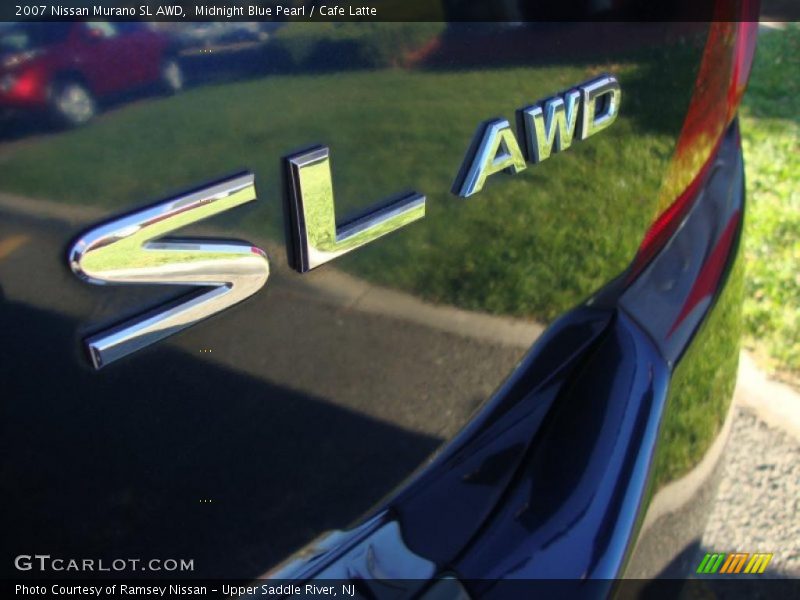 Midnight Blue Pearl / Cafe Latte 2007 Nissan Murano SL AWD