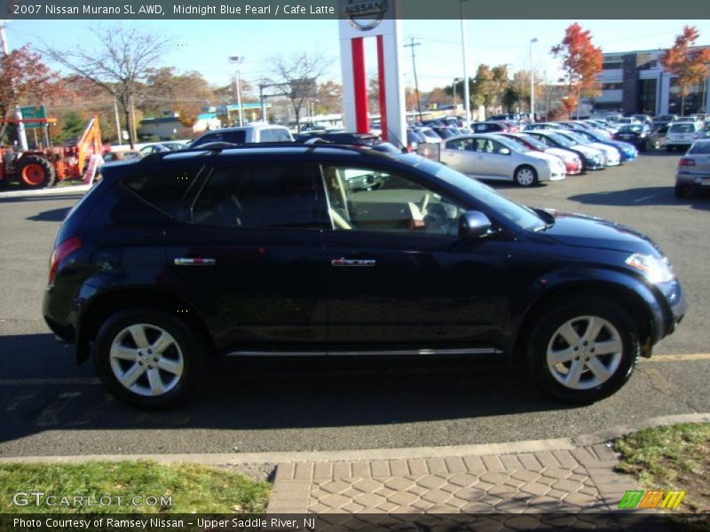 Midnight Blue Pearl / Cafe Latte 2007 Nissan Murano SL AWD