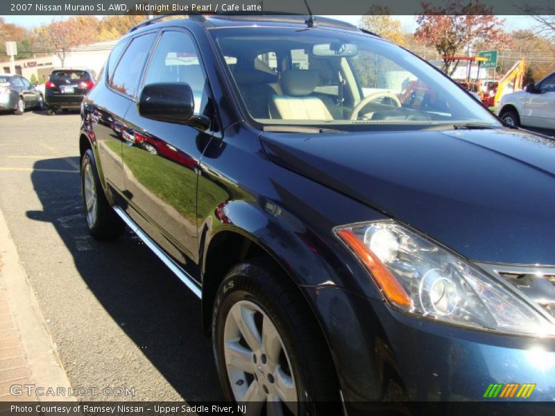 Midnight Blue Pearl / Cafe Latte 2007 Nissan Murano SL AWD