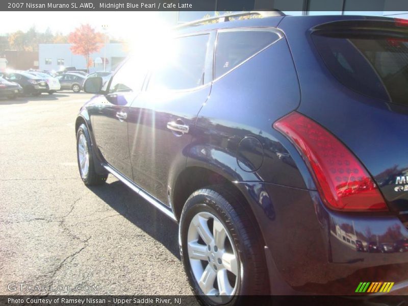 Midnight Blue Pearl / Cafe Latte 2007 Nissan Murano SL AWD