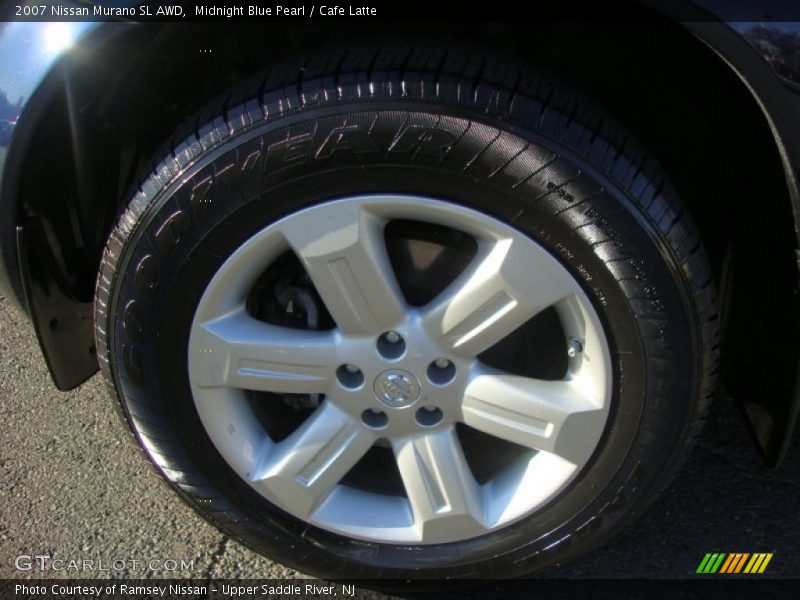 Midnight Blue Pearl / Cafe Latte 2007 Nissan Murano SL AWD