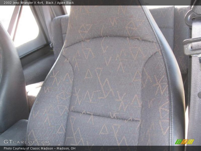 Black / Agate Black 2002 Jeep Wrangler X 4x4