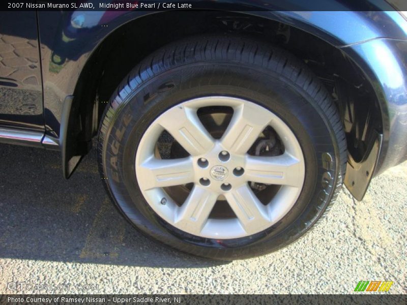 Midnight Blue Pearl / Cafe Latte 2007 Nissan Murano SL AWD