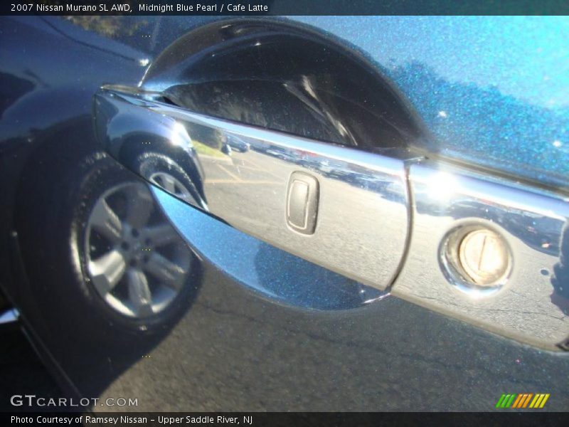 Midnight Blue Pearl / Cafe Latte 2007 Nissan Murano SL AWD