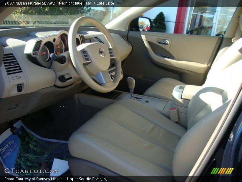 Midnight Blue Pearl / Cafe Latte 2007 Nissan Murano SL AWD