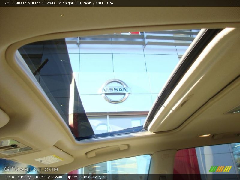 Midnight Blue Pearl / Cafe Latte 2007 Nissan Murano SL AWD