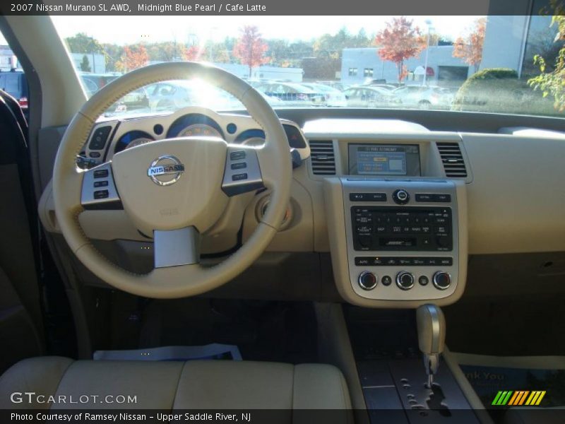 Midnight Blue Pearl / Cafe Latte 2007 Nissan Murano SL AWD