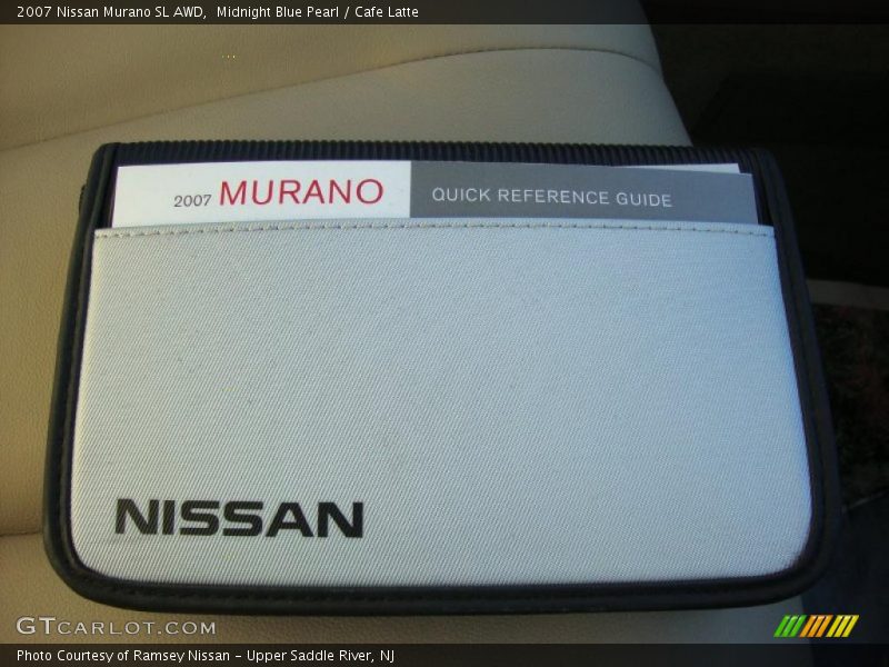 Midnight Blue Pearl / Cafe Latte 2007 Nissan Murano SL AWD