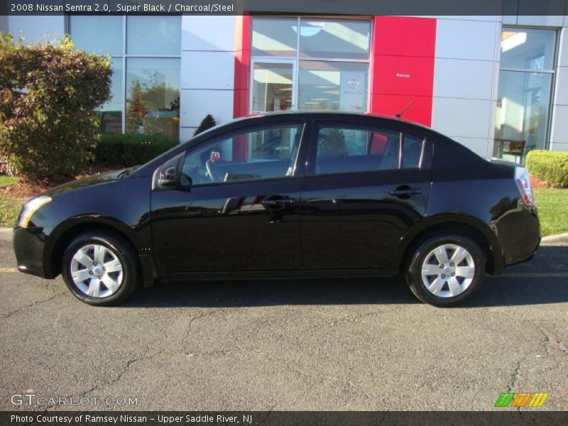 Super Black / Charcoal/Steel 2008 Nissan Sentra 2.0