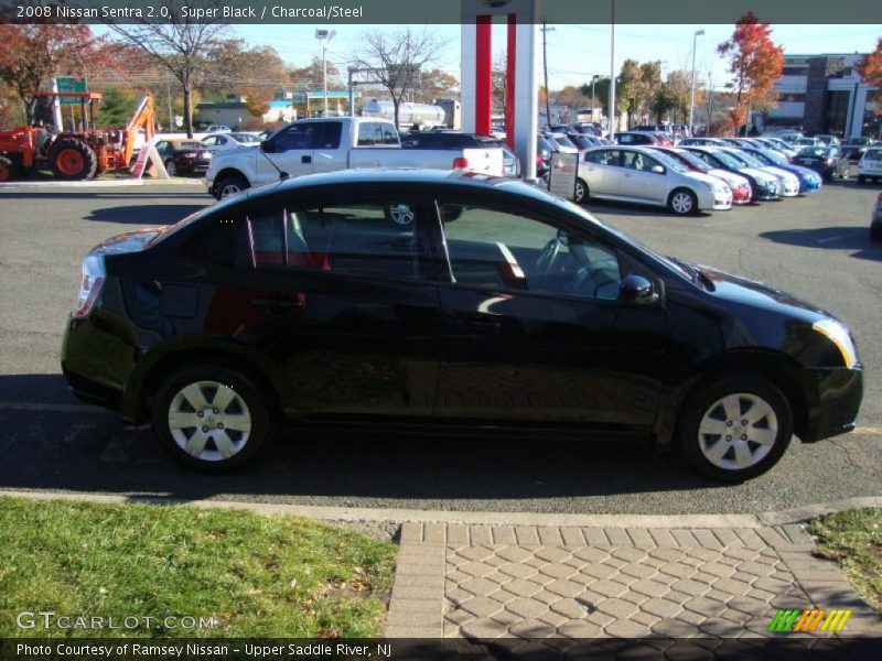 Super Black / Charcoal/Steel 2008 Nissan Sentra 2.0