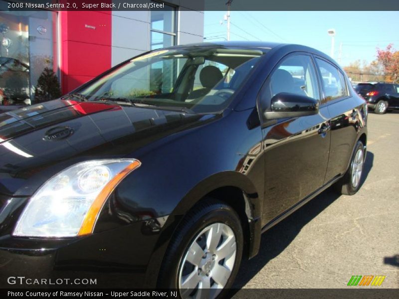 Super Black / Charcoal/Steel 2008 Nissan Sentra 2.0