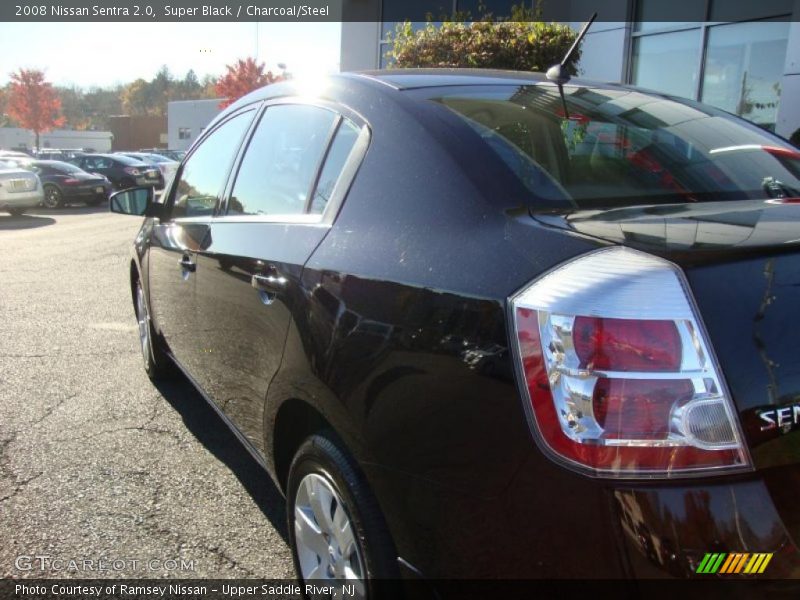 Super Black / Charcoal/Steel 2008 Nissan Sentra 2.0