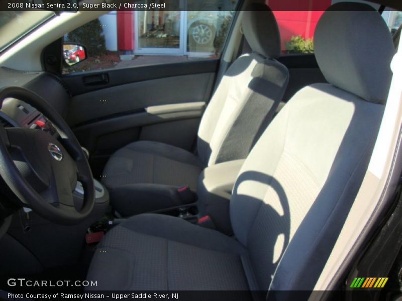 Super Black / Charcoal/Steel 2008 Nissan Sentra 2.0