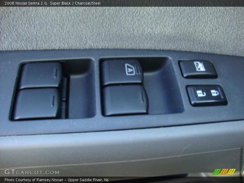 Super Black / Charcoal/Steel 2008 Nissan Sentra 2.0