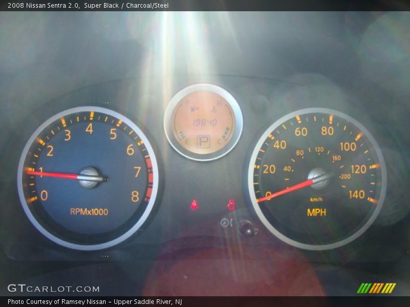 Super Black / Charcoal/Steel 2008 Nissan Sentra 2.0